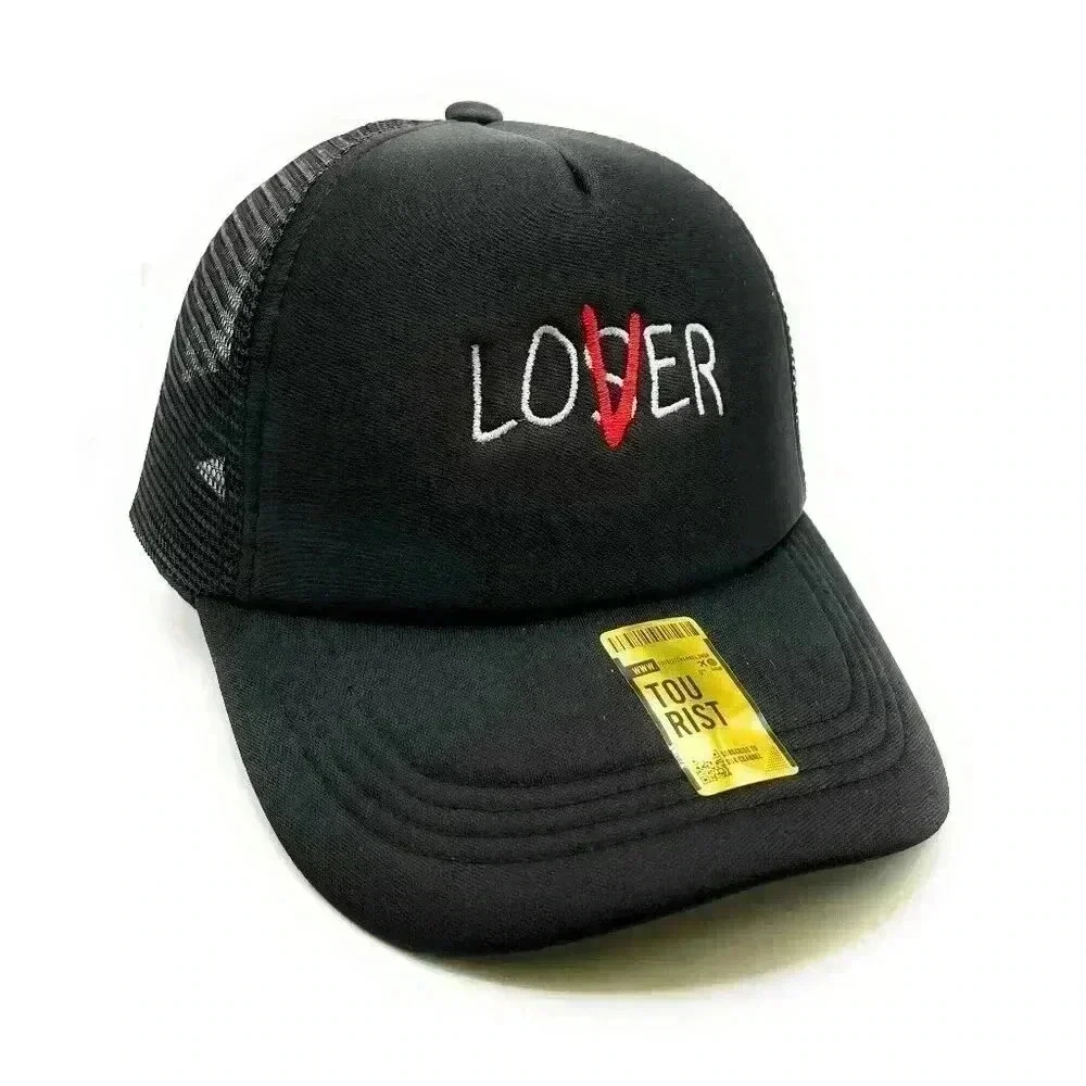 Lover Loser Mesh Trucker Snapback (Black)